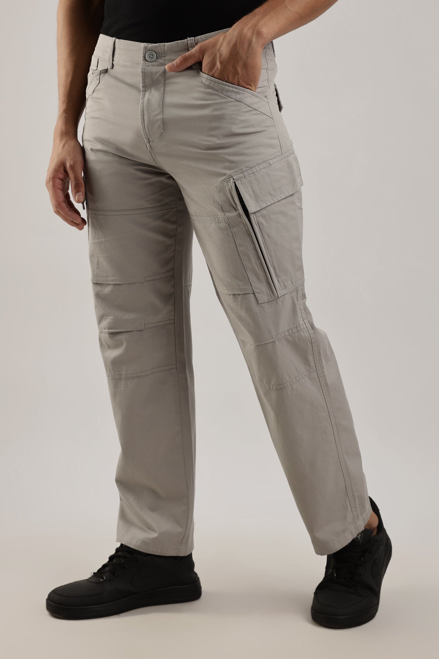 Men Heavy Air Cargo-Stone