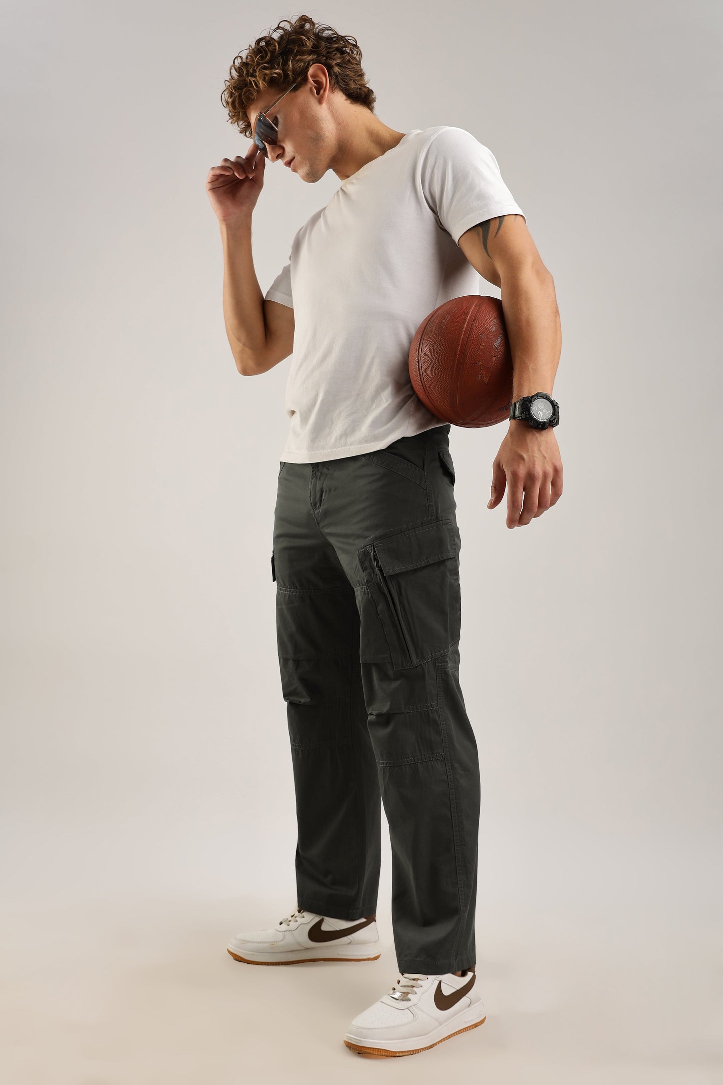 Men Heavy Air Cargo-Brown
