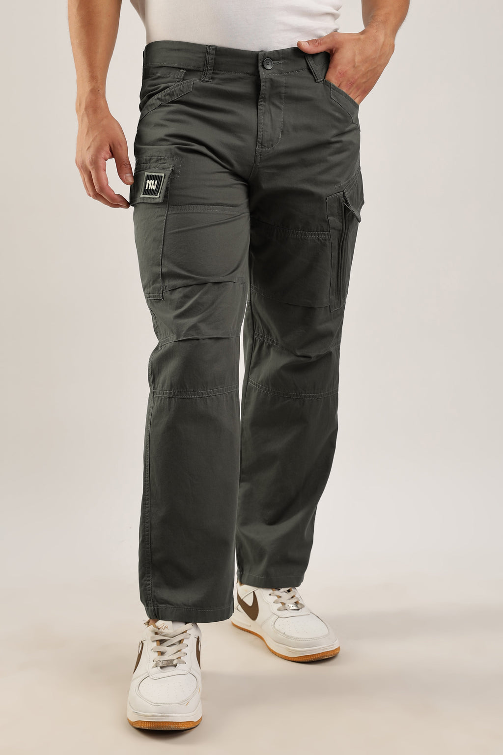 Men Heavy Air Cargo-Brown