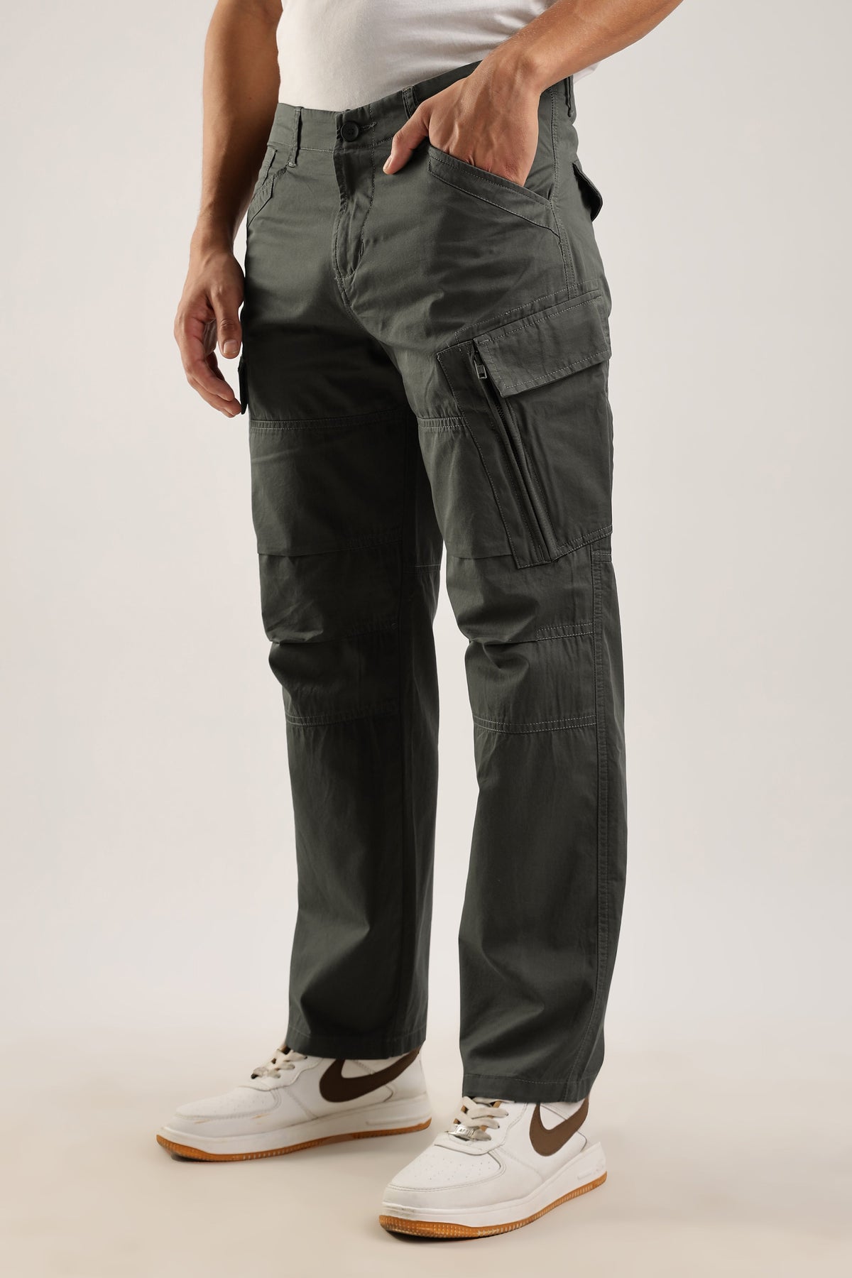 Men Heavy Air Cargo-Brown