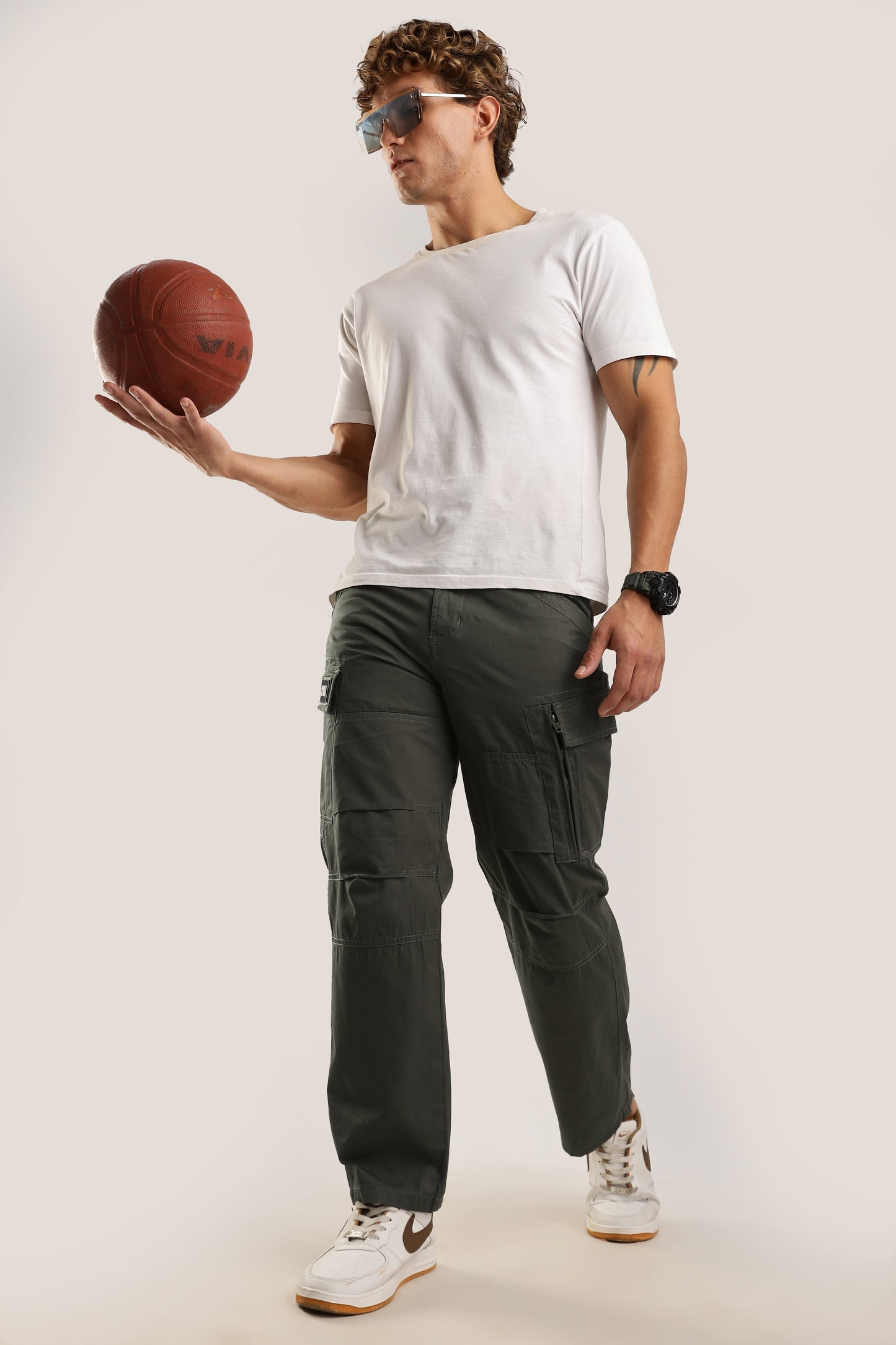 Men Heavy Air Cargo-Brown