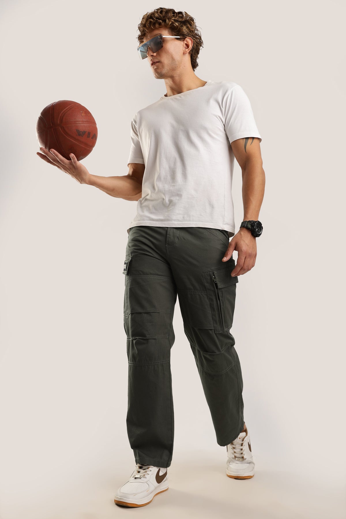 Men Heavy Air Cargo-Brown