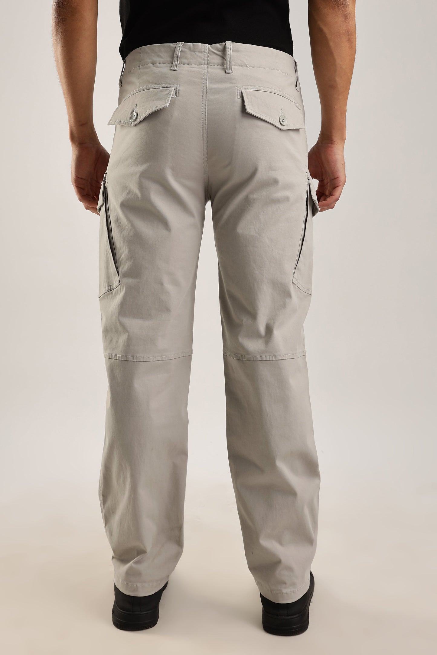 Men Heavy Twill Cargo-Stone