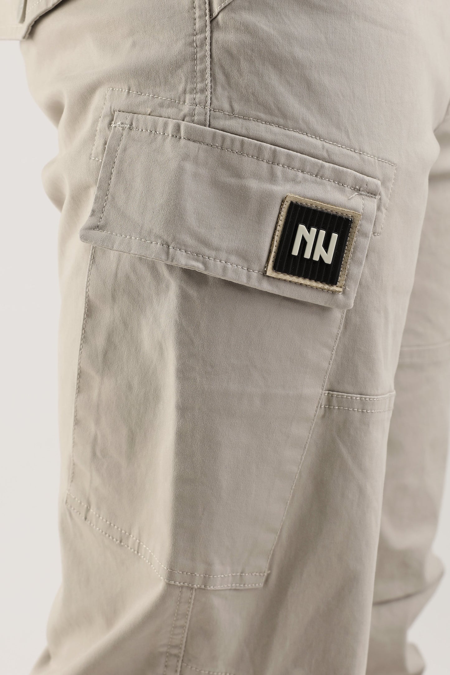Men Heavy Twill Cargo-Stone