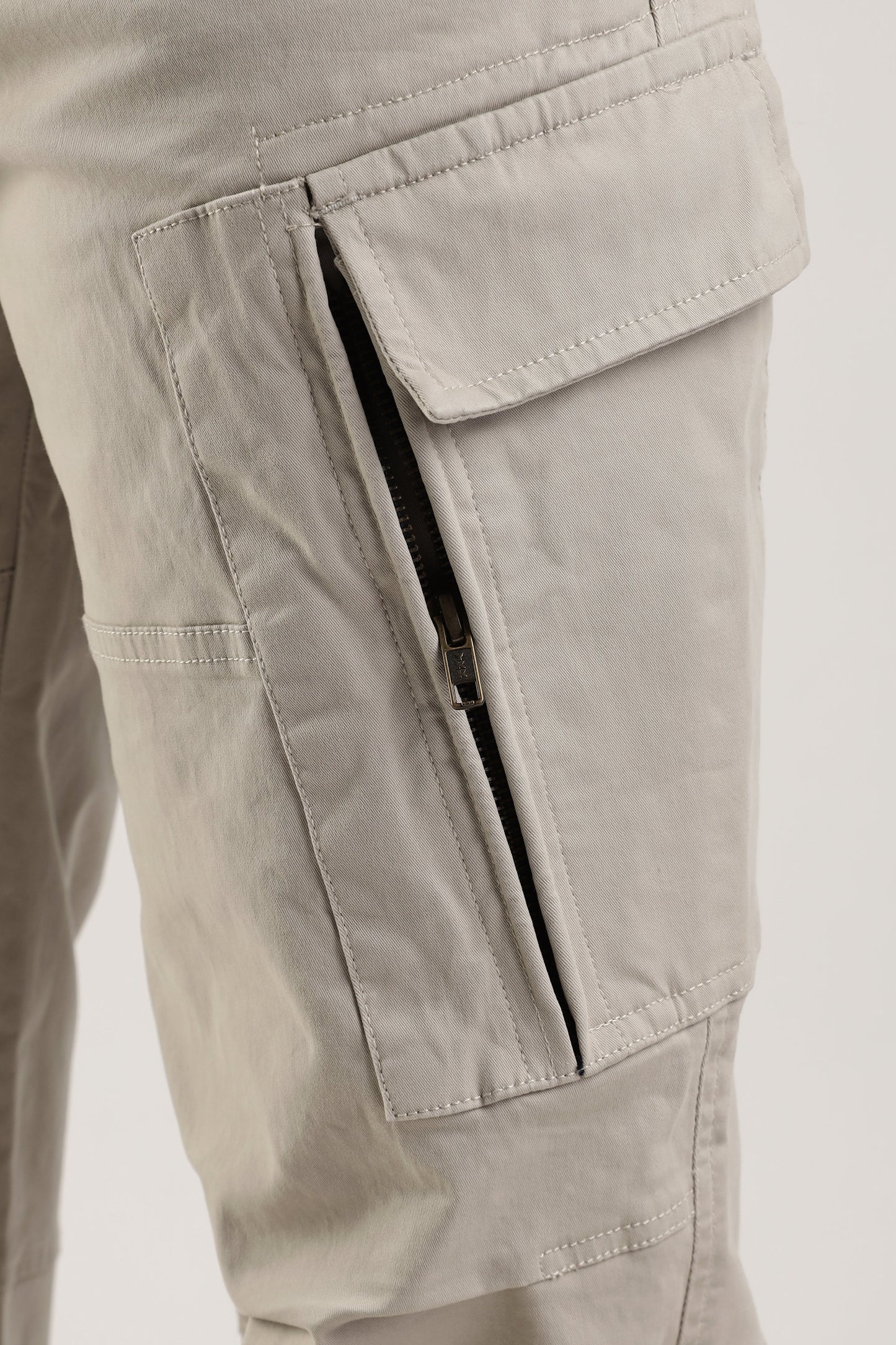 Men Heavy Twill Cargo-Stone