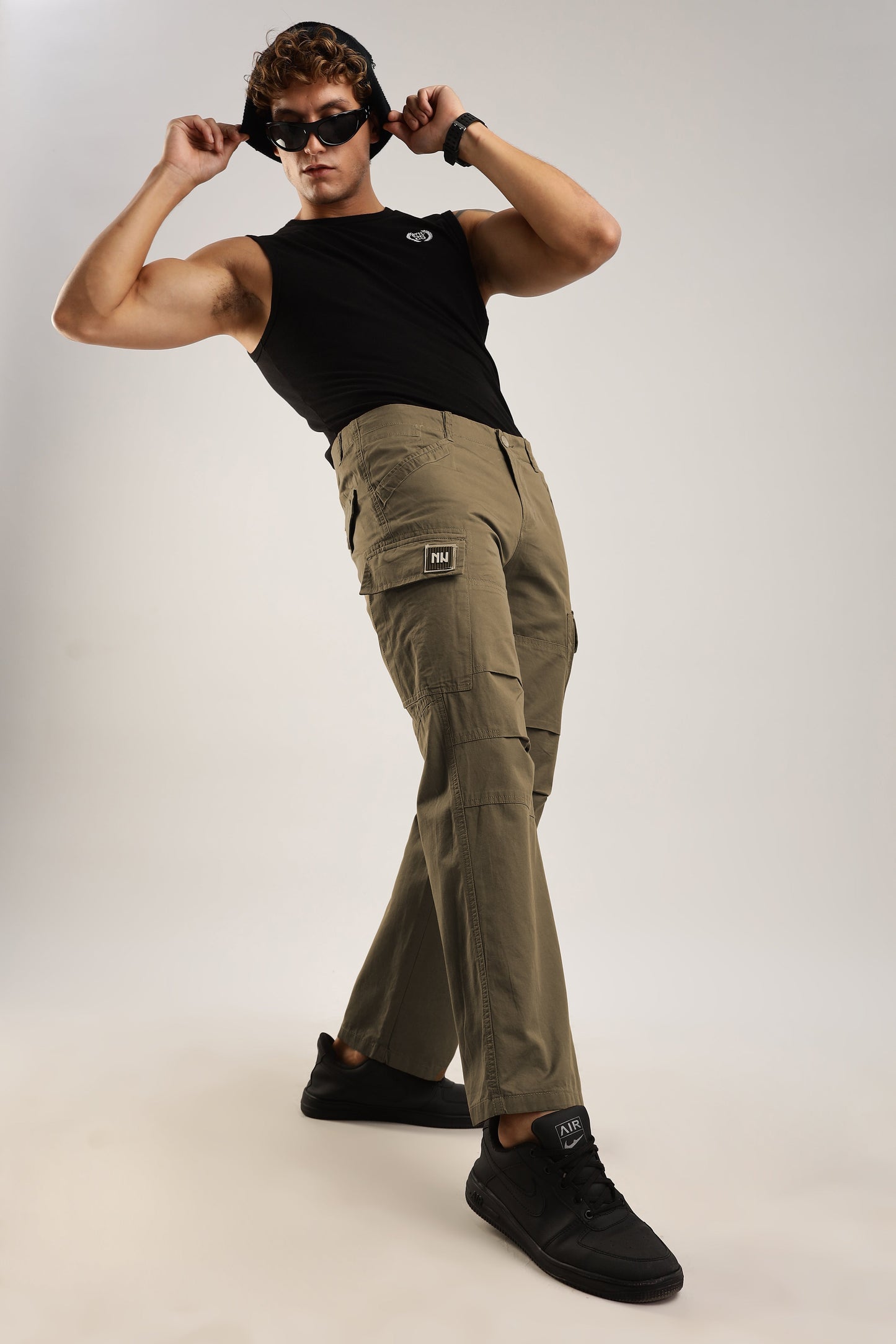 Men Heavy Air Cargo-Khakhi