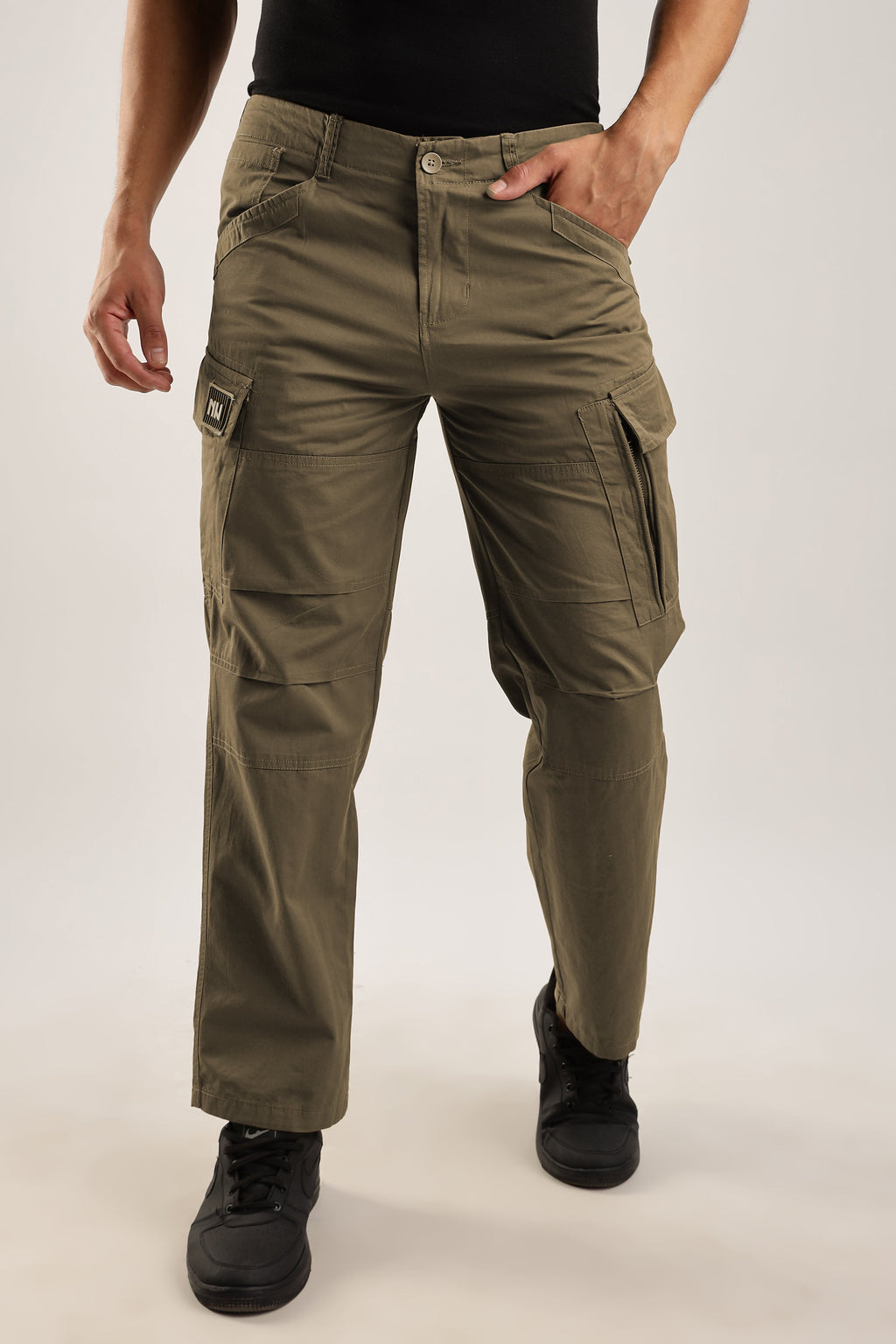 Men Heavy Air Cargo-Khakhi