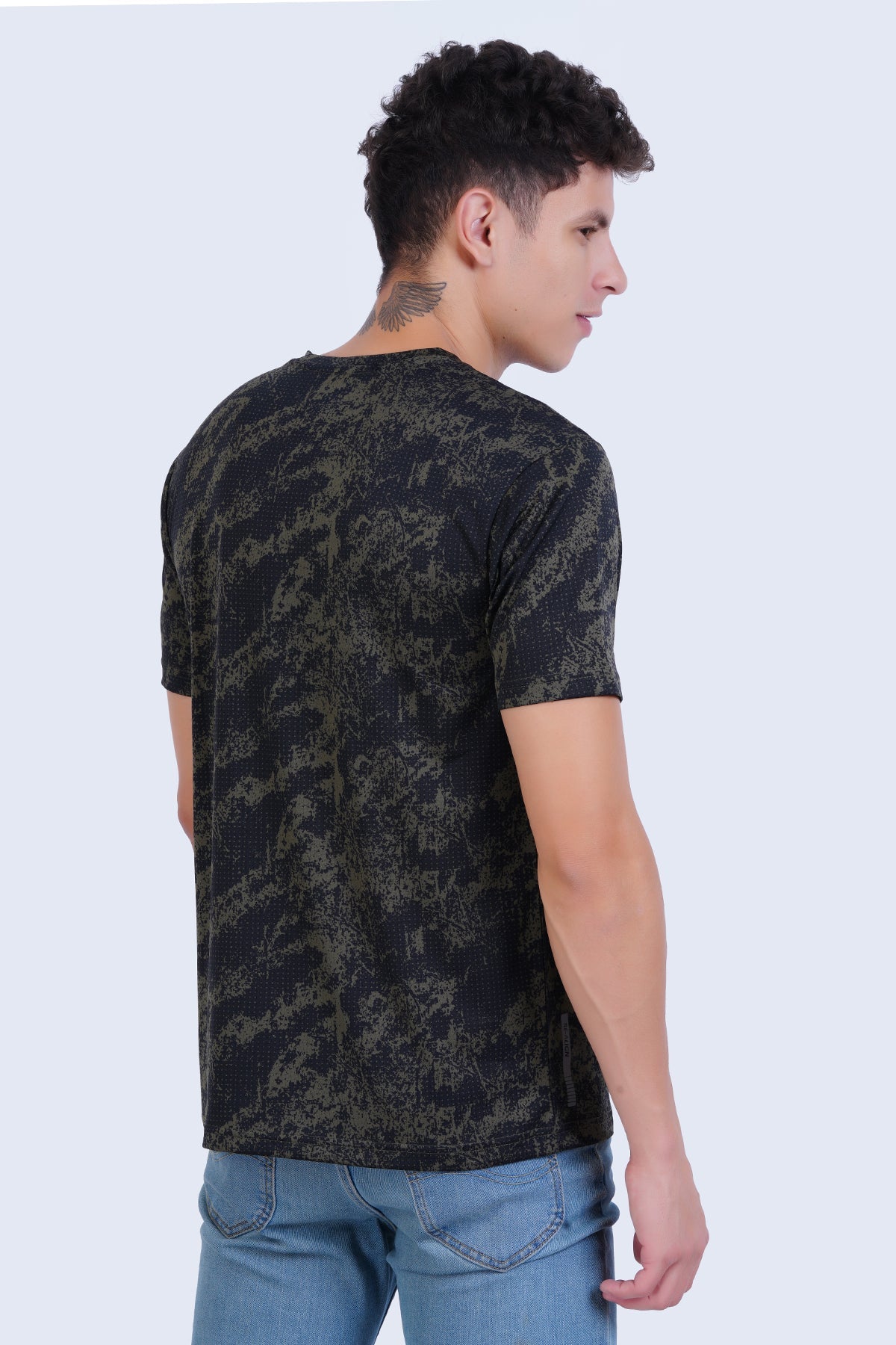 Performance Printed Crew Neck Tee