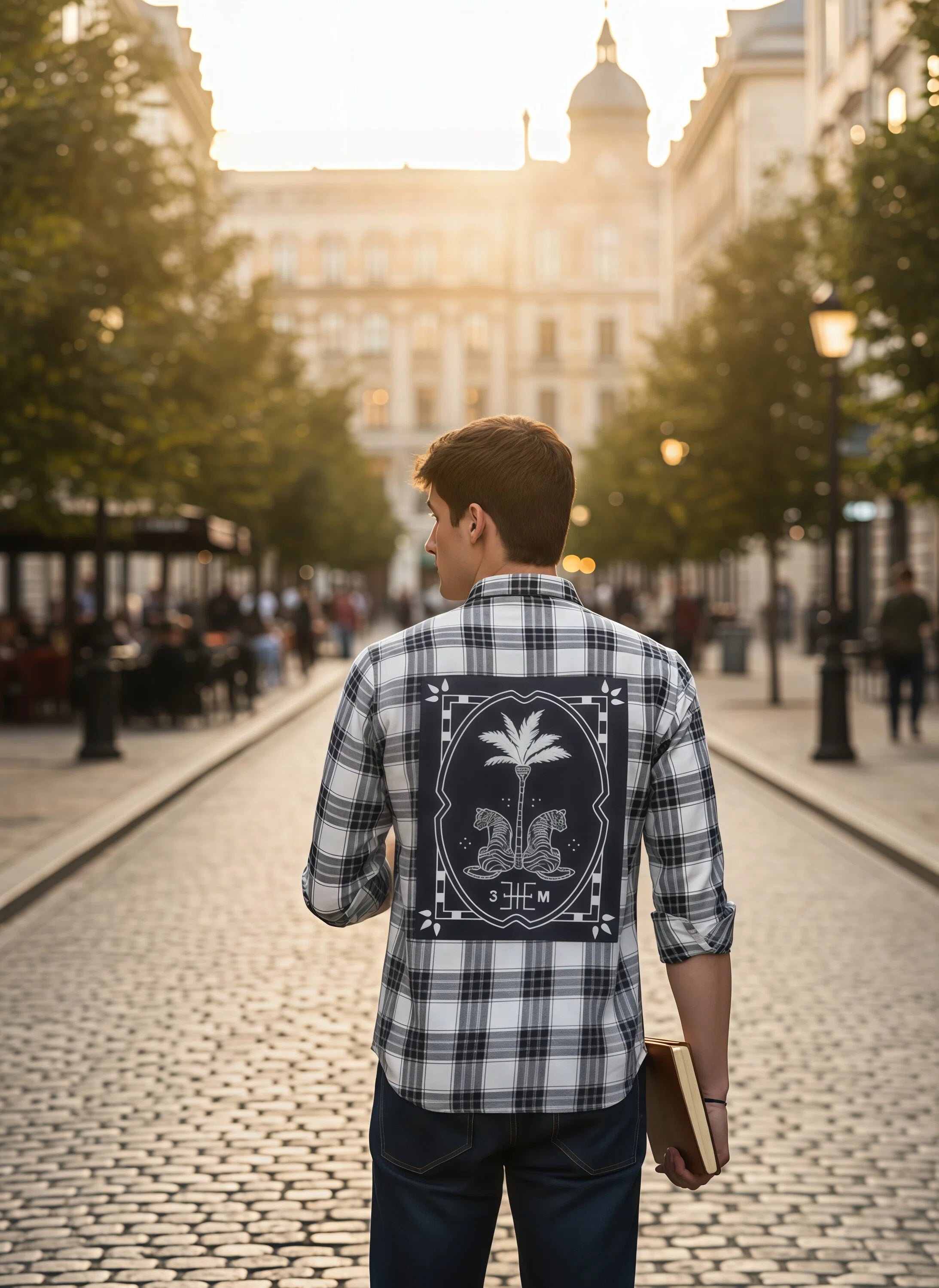 Urban Indigo Cotton Denim Shirt