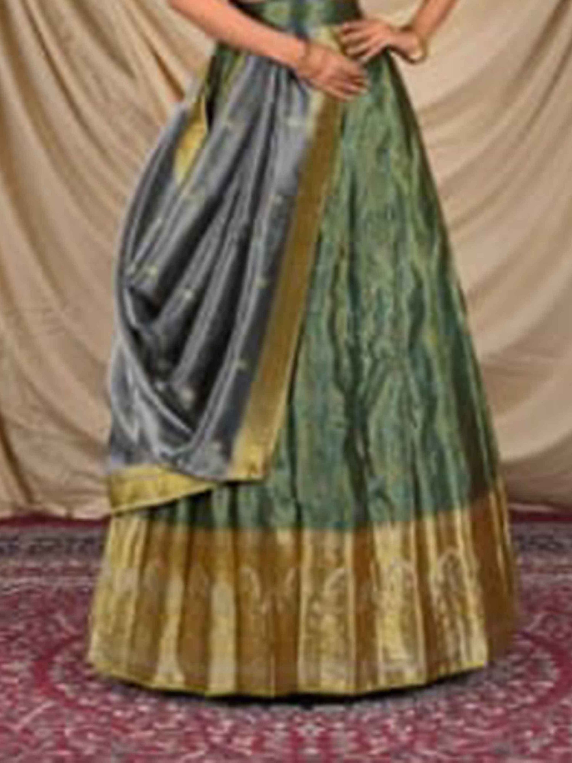 Tissue Rama Liril Lehenga for Women Wedding
