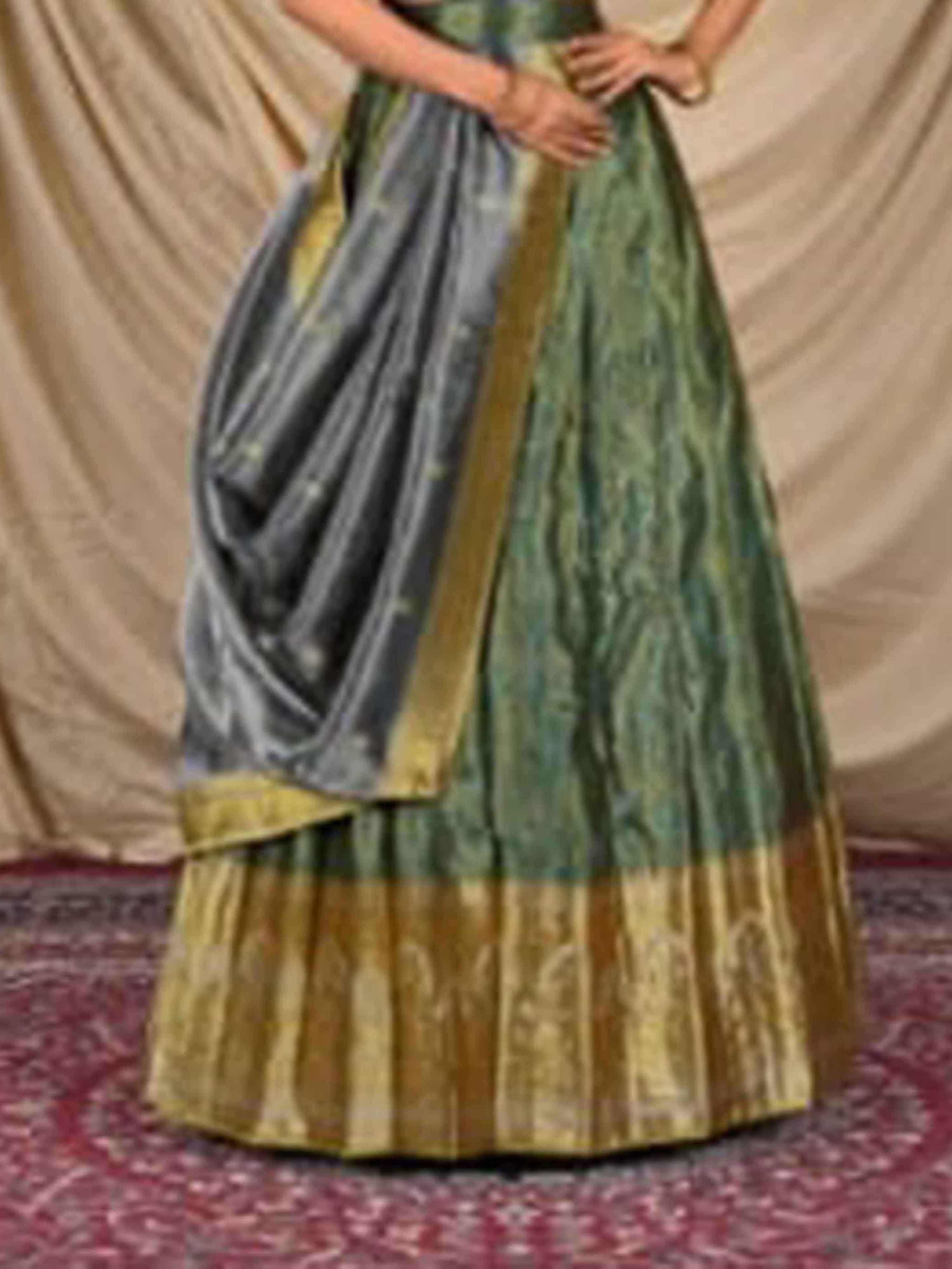 Tissue Rama Liril Lehenga for Women Wedding