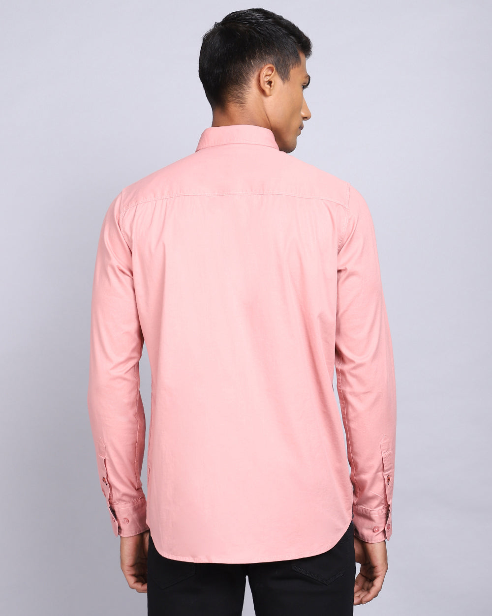 Solid Smart Casual Shirt-Onion