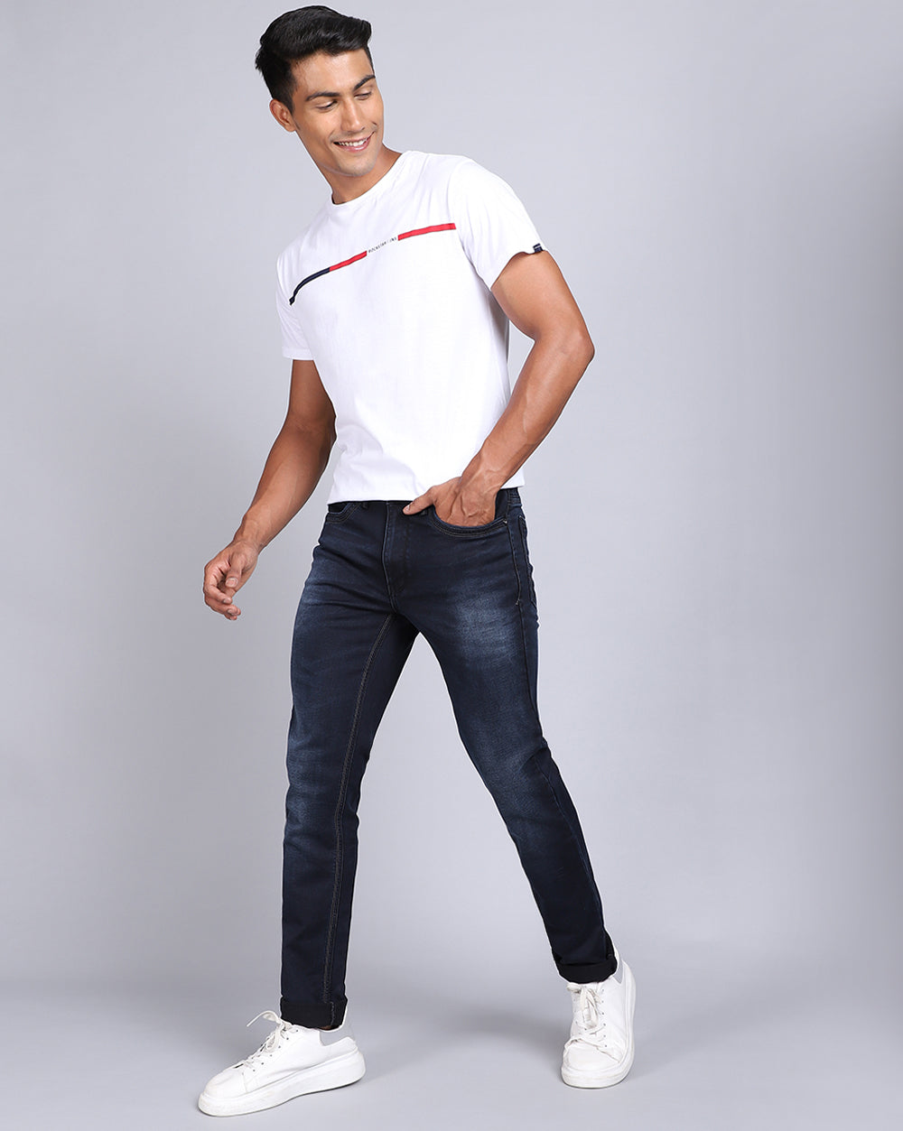 Slim Fit Jeans-Indigo Dark Blue