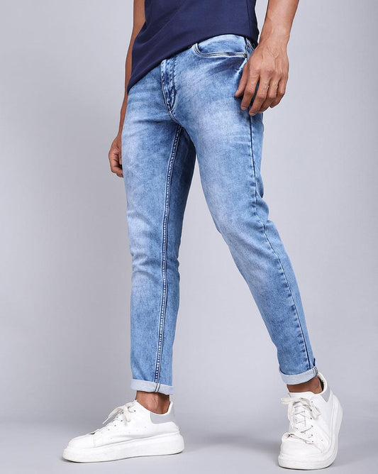 Ankle Fit Jeans- Basic Blue