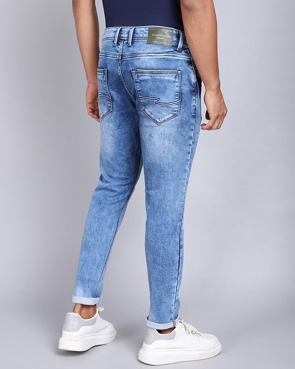 Ankle Fit Jeans- Basic Blue