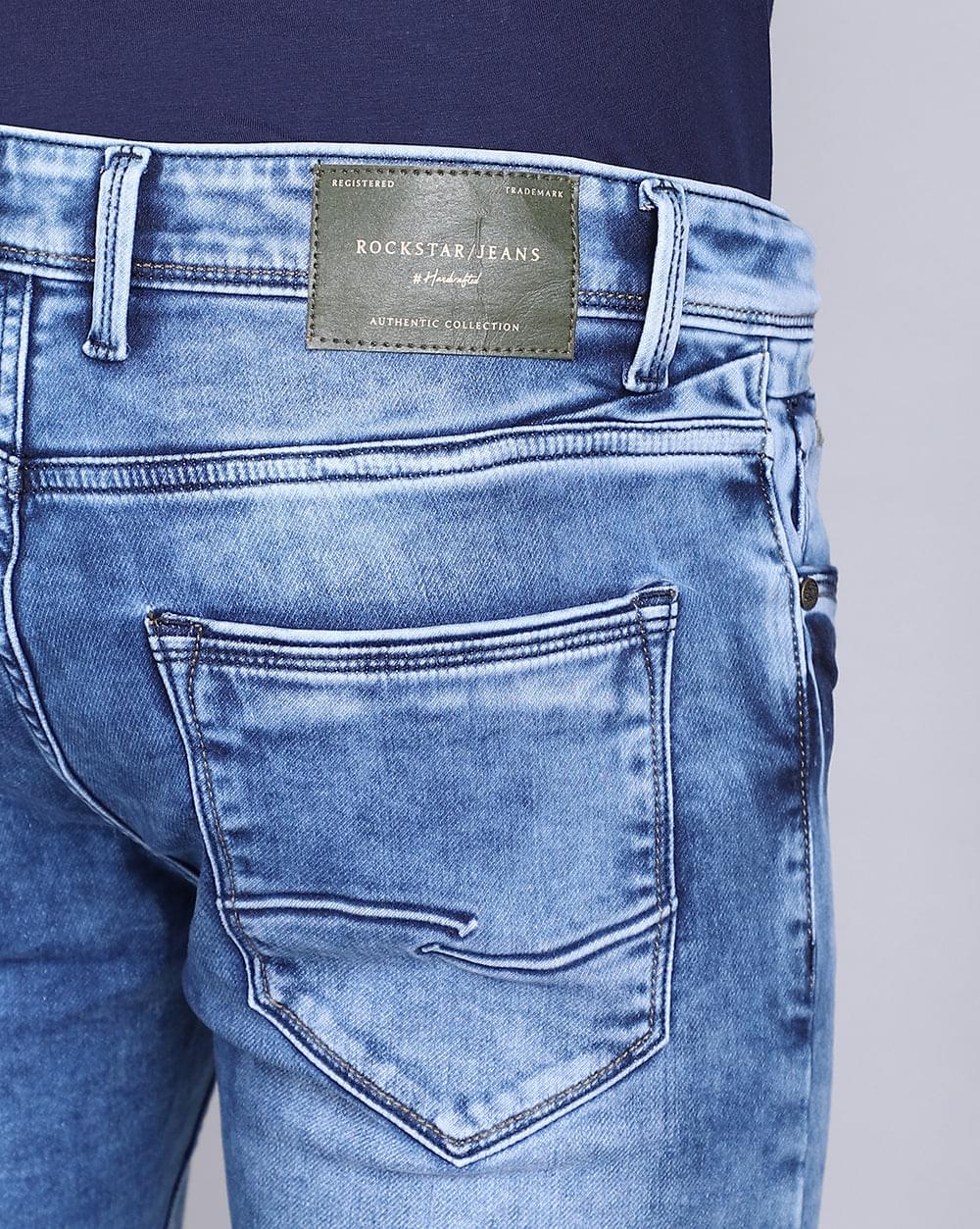 Ankle Fit Jeans- Basic Blue