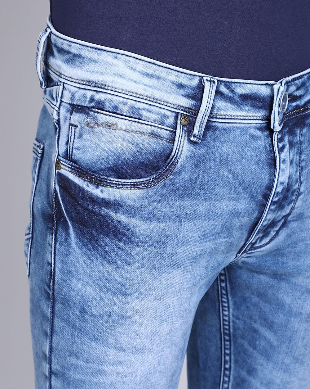 Ankle Fit Jeans- Basic Blue