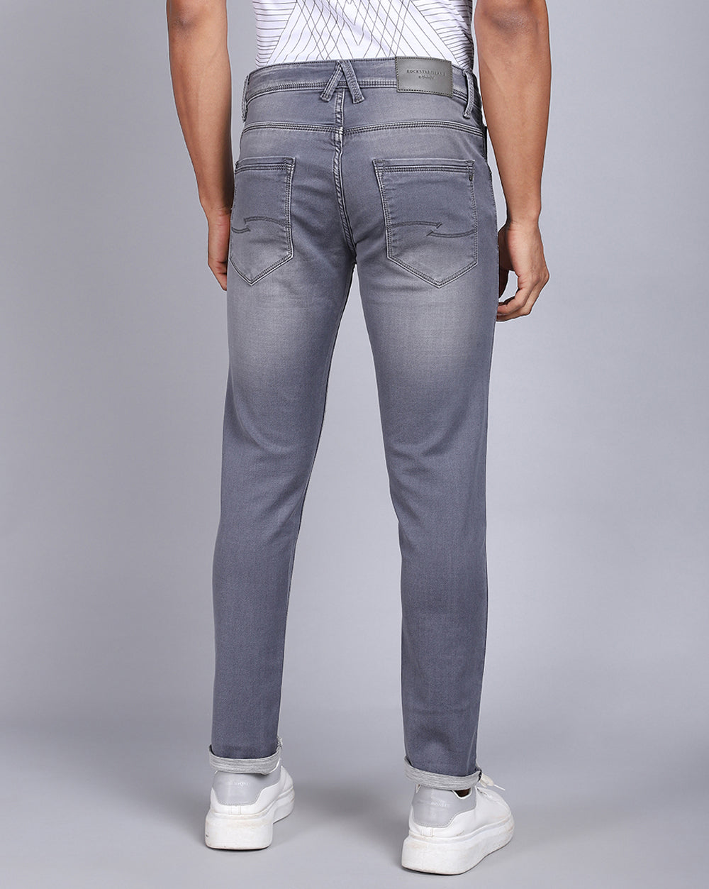 Slim Fit Jeans-Grey