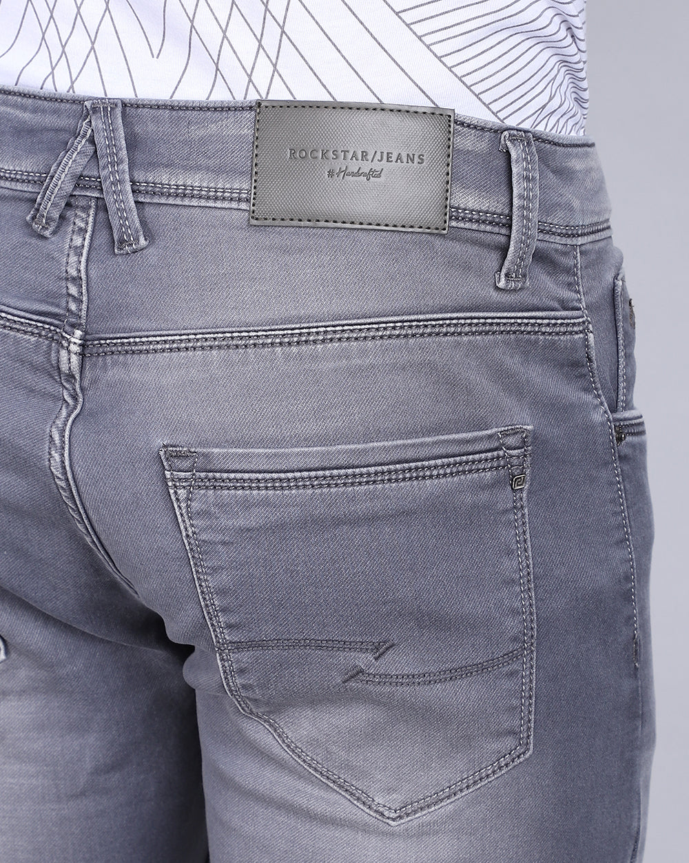 Slim Fit Jeans-Grey