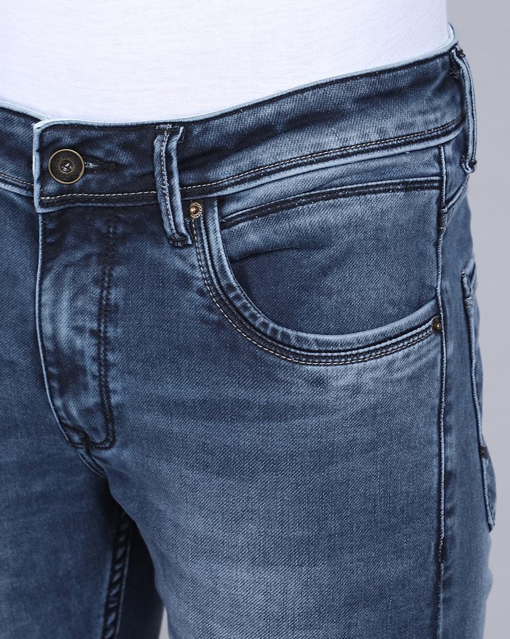 Ankle Fit Jeans-Superior Blue