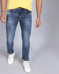 Tailored Fit Jeans-Mid Blue