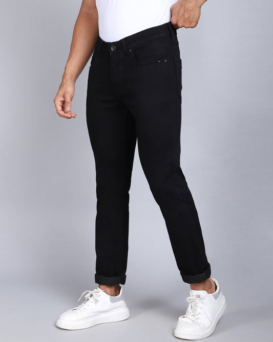 Slim Fit Jeans-Black