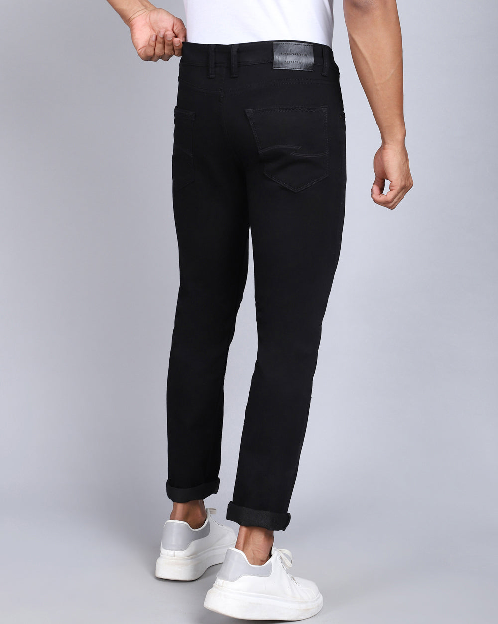 Slim Fit Jeans-Black