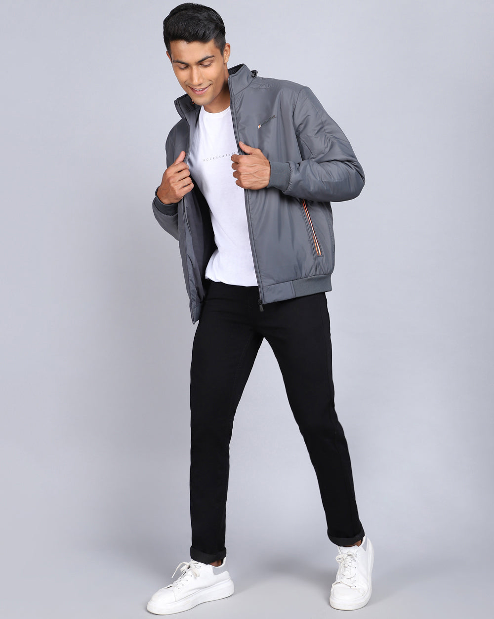 Slim Fit Jeans-Black