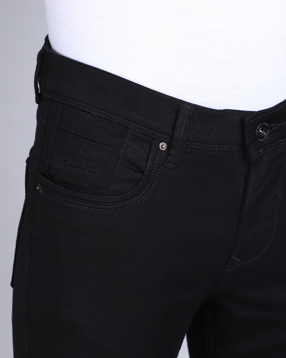 Slim Fit Jeans-Black