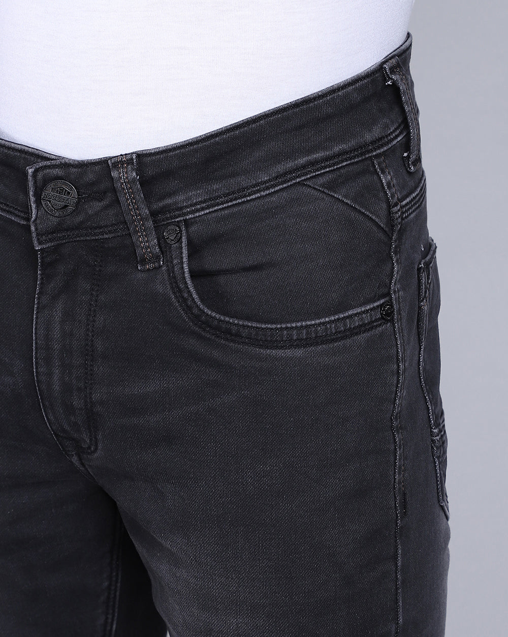 Tailored Fit Jeans-Carbon Black