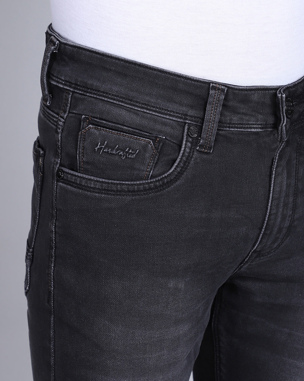 Tailored Fit Jeans-Carbon Black