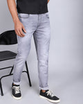 Slim Fit Jeans-Light Grey