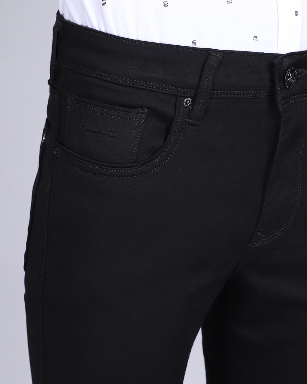 Slim Fit Jeans-Jet Black