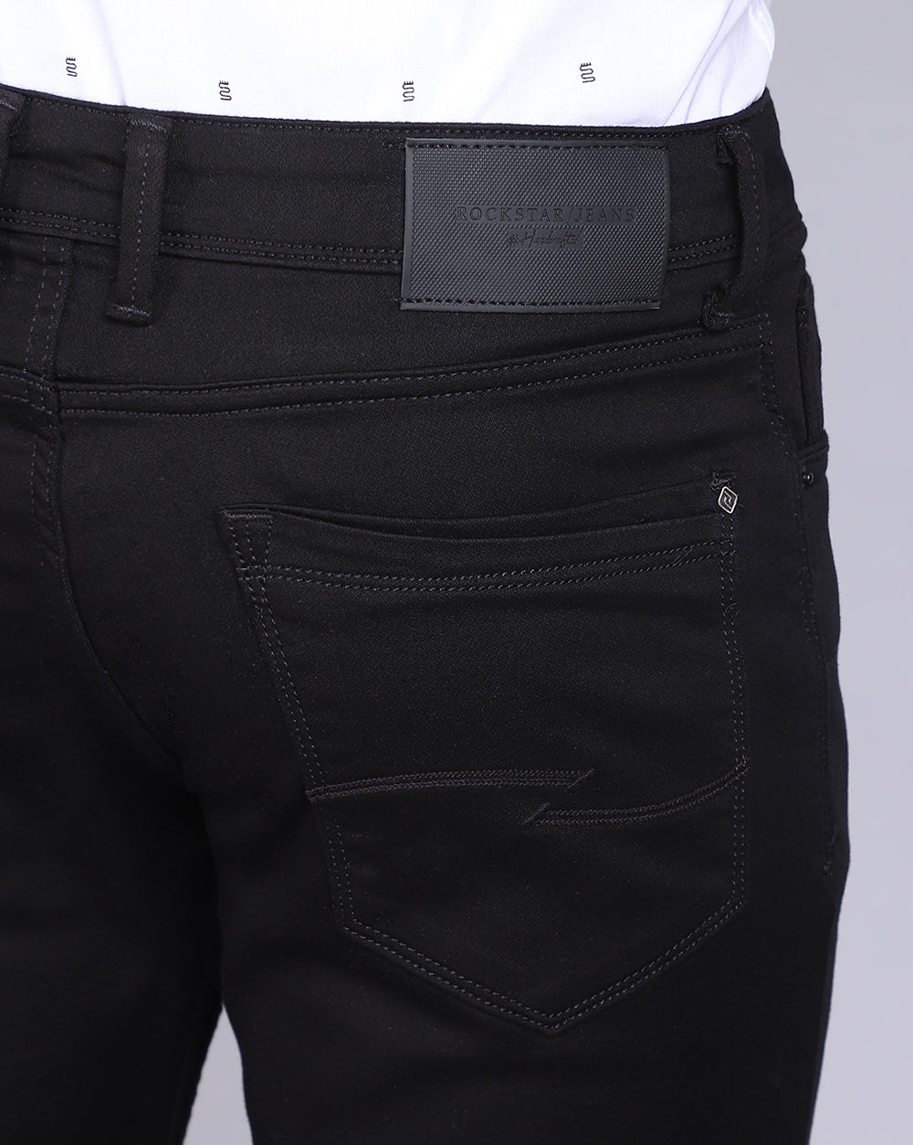 Slim Fit Jeans-Jet Black