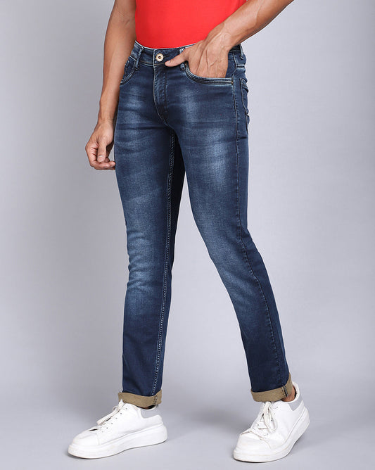 Slim Fit Jeans-Dark Blue