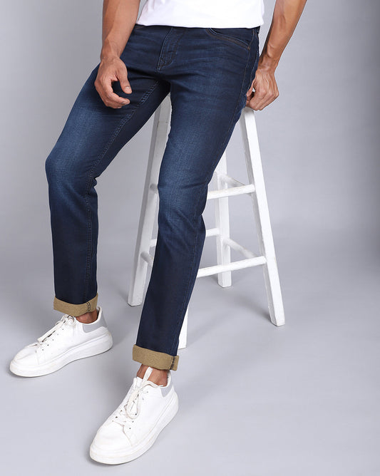 Slim Fit Jeans-Basic Dark Blue