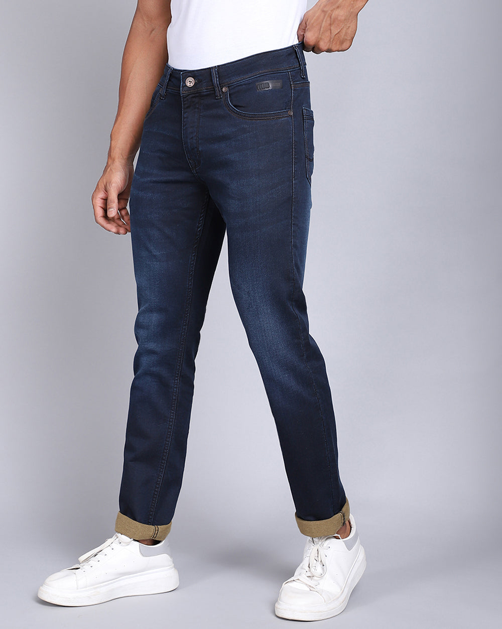 Slim Fit Jeans-Basic Dark Blue