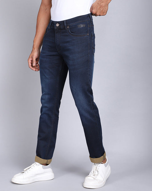 Slim Fit Jeans-Basic Dark Blue
