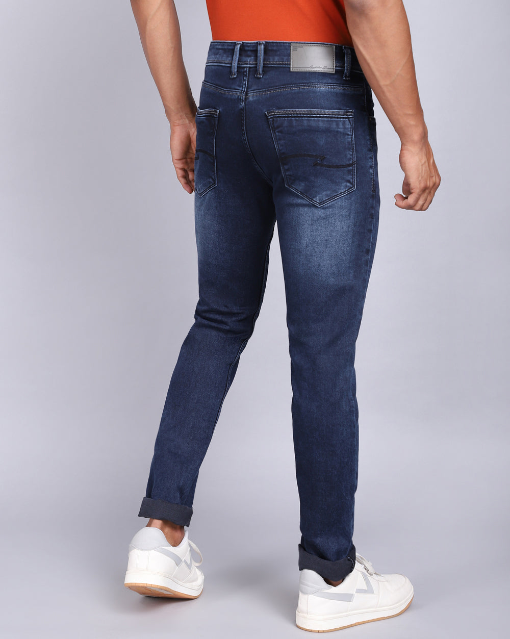 Slim Fit Jeans-Mid Blue