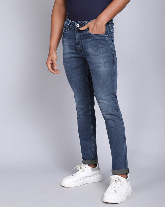 Slim Fit Jeans-Vintage Mid Blue