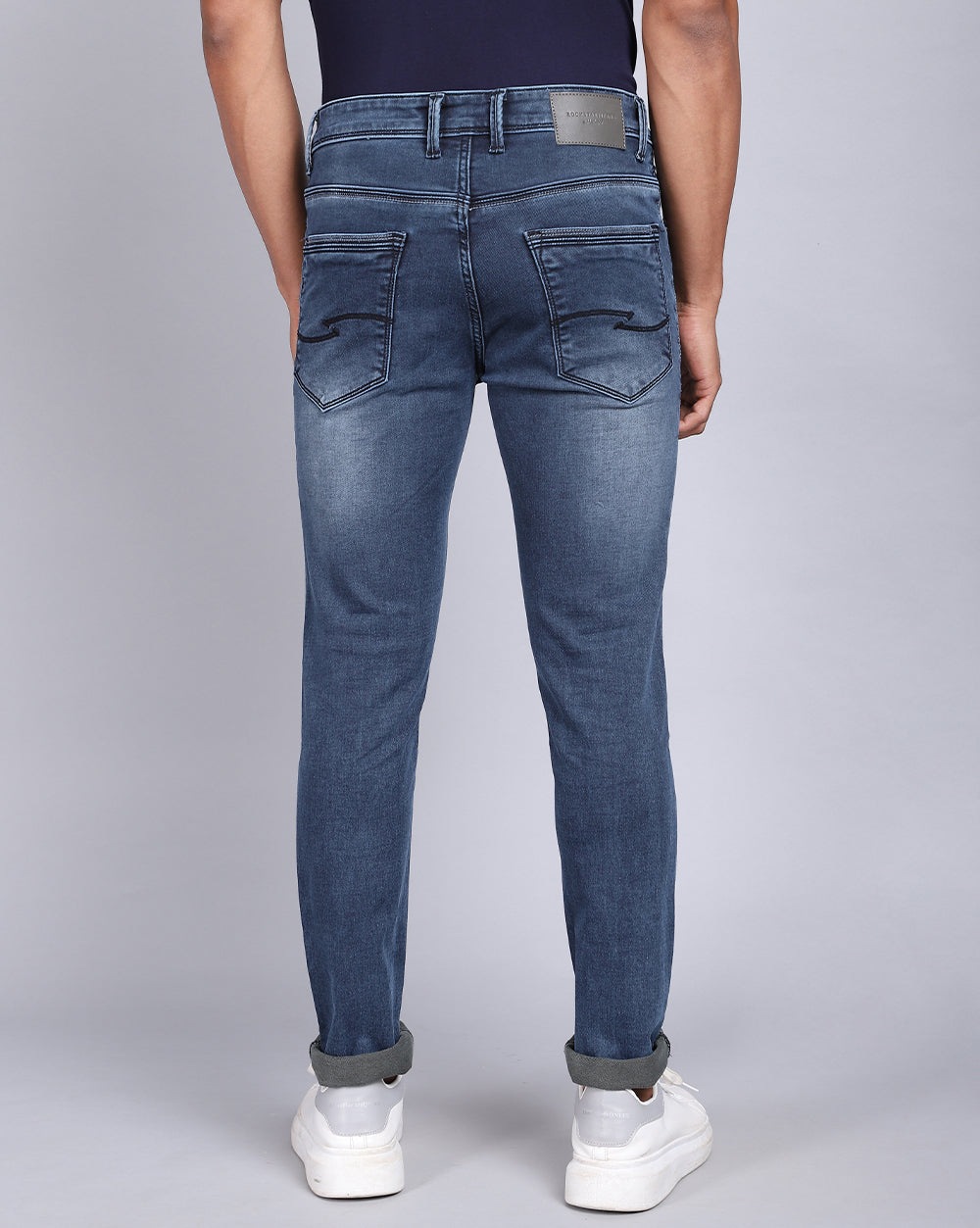 Slim Fit Jeans-Vintage Mid Blue