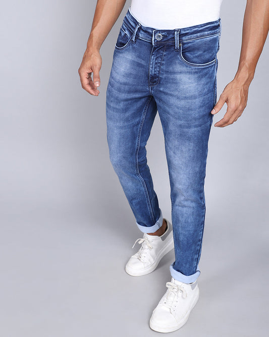 Slim Fit Jeans-Light Blue