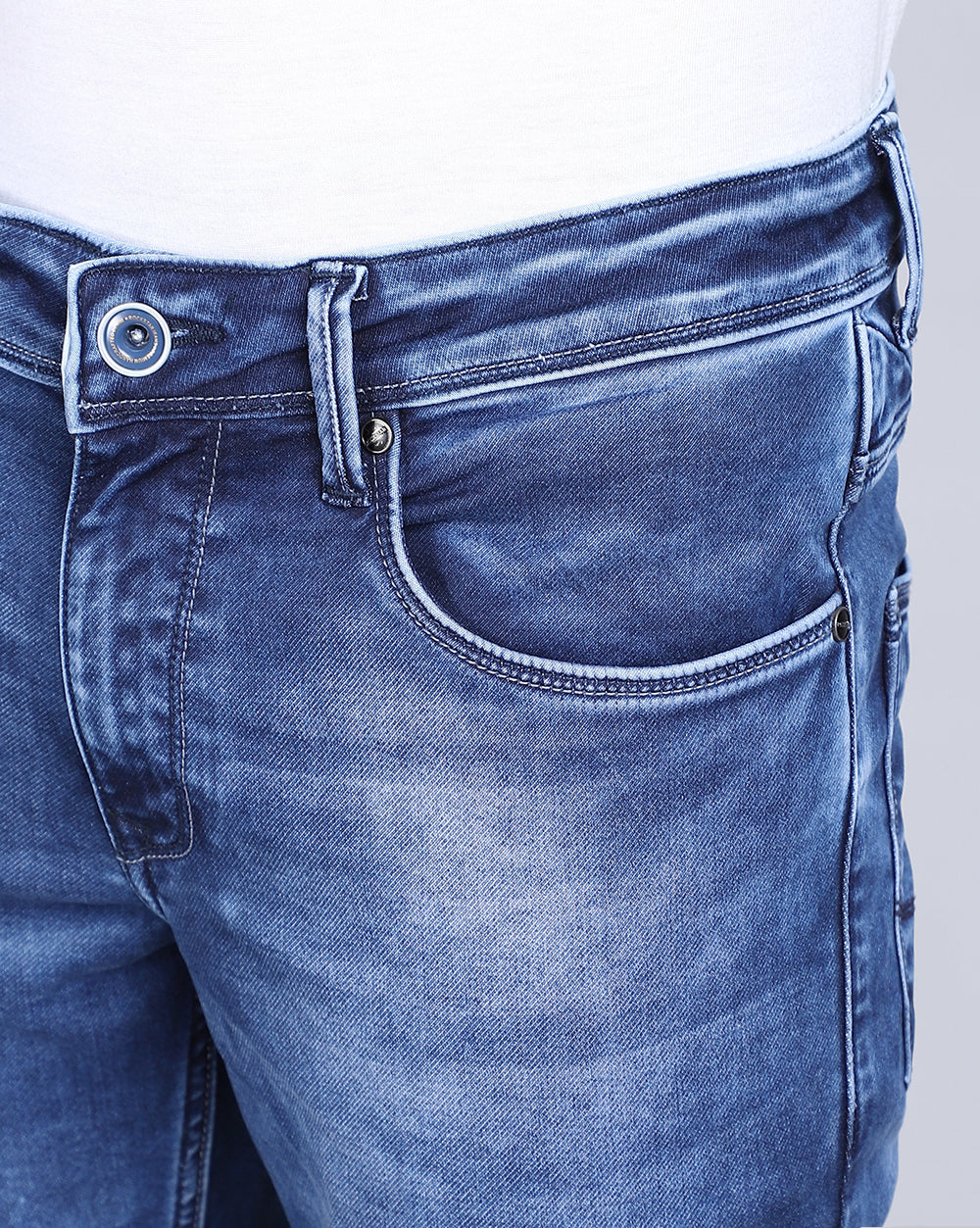 Slim Fit Jeans-Light Blue