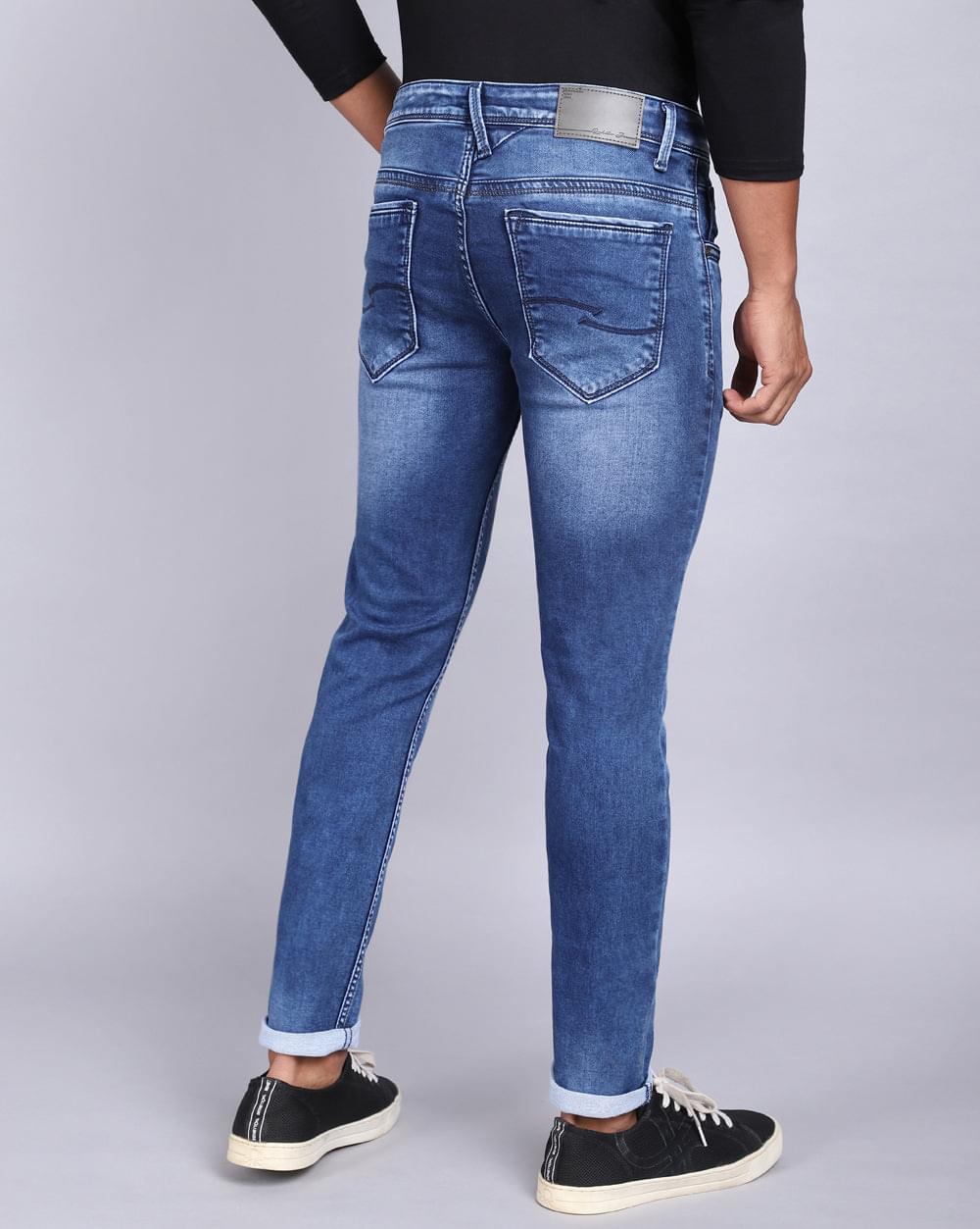 Ankle Fit Jeans-Basic Mid Blue