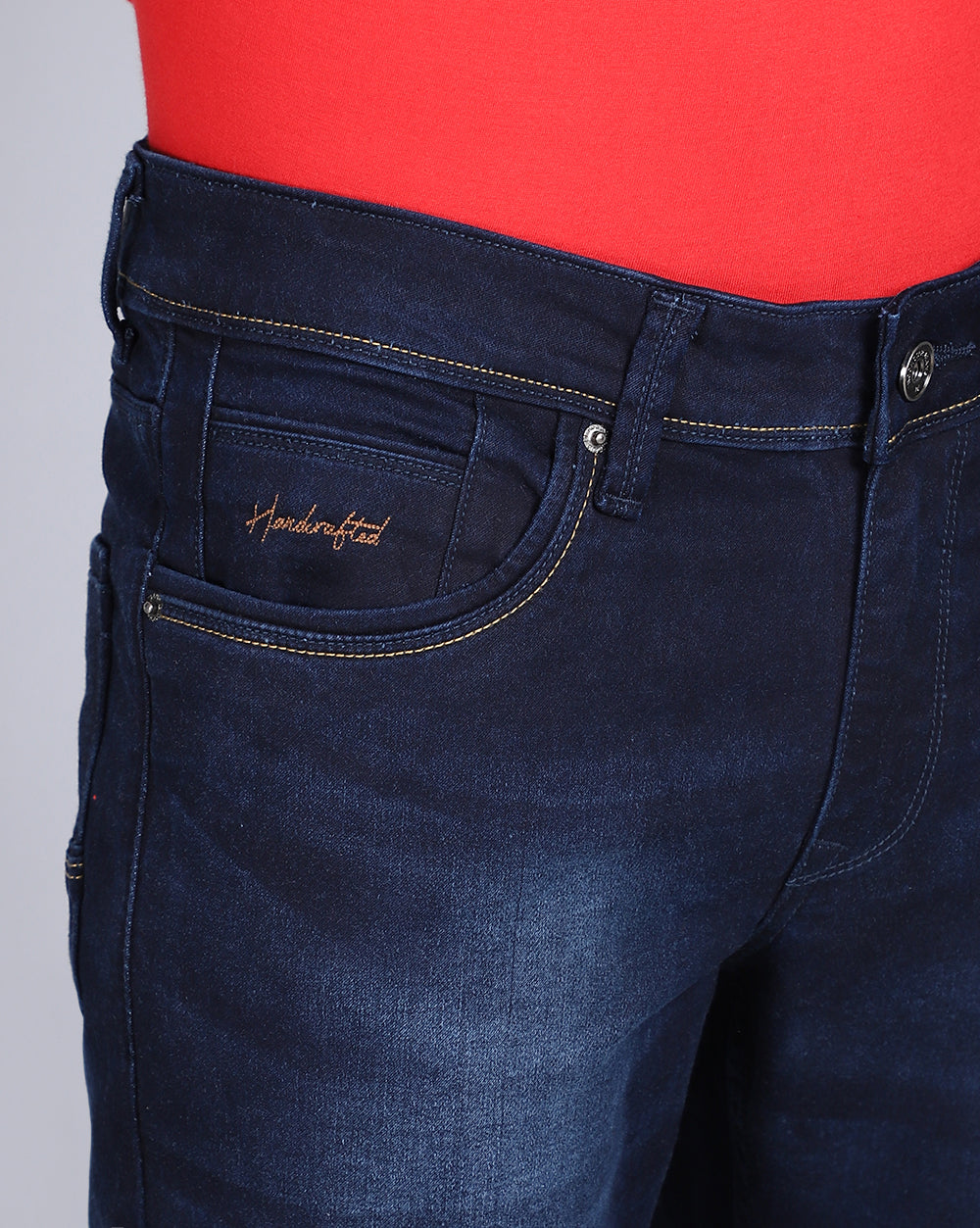 Tailored Fit Jeans-Indigo