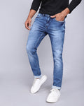 Slim Fit Jeans-Faded Light Blue