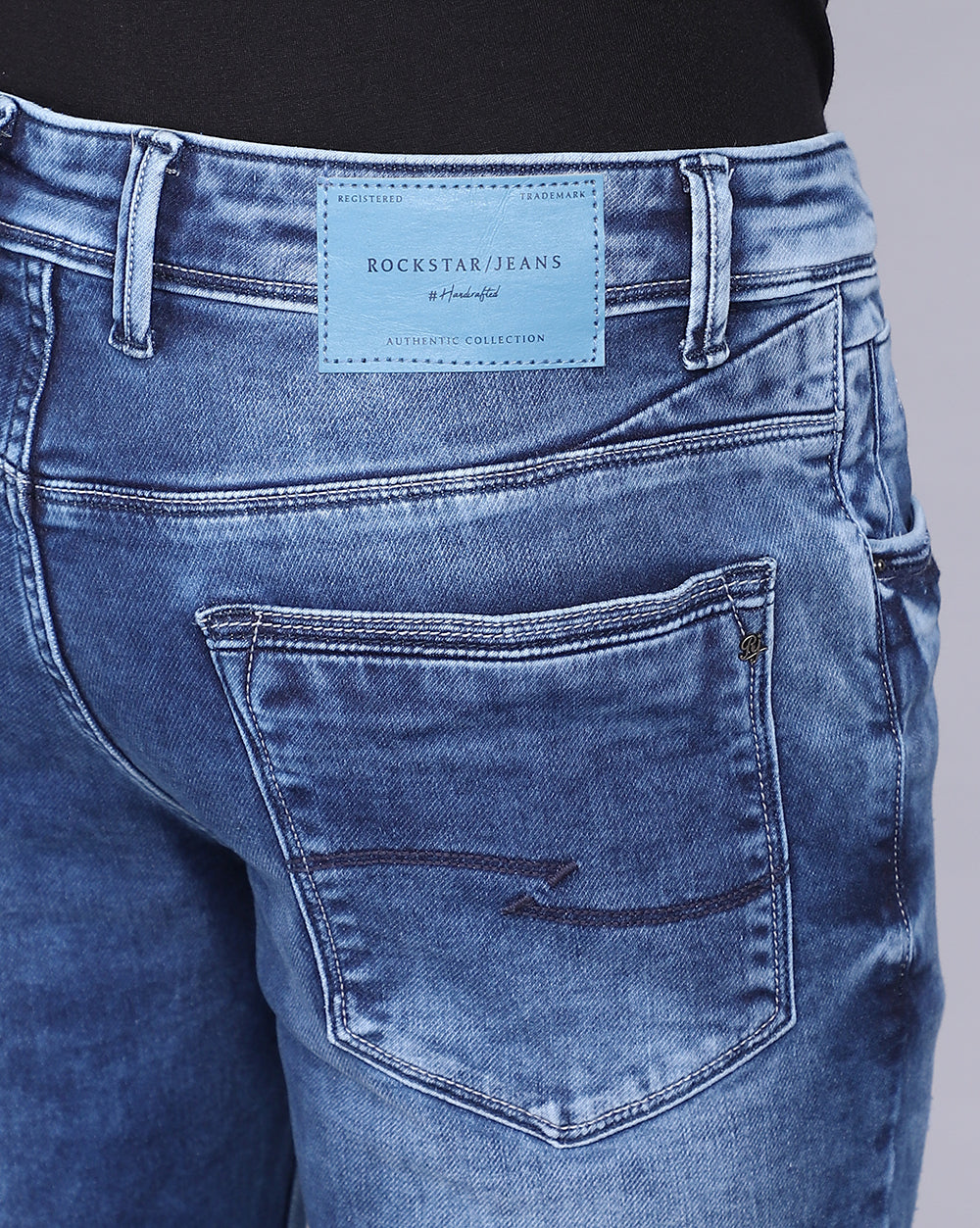 Slim Fit Jeans-Faded Light Blue