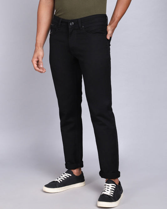 Tailored Fit Jeans-Black