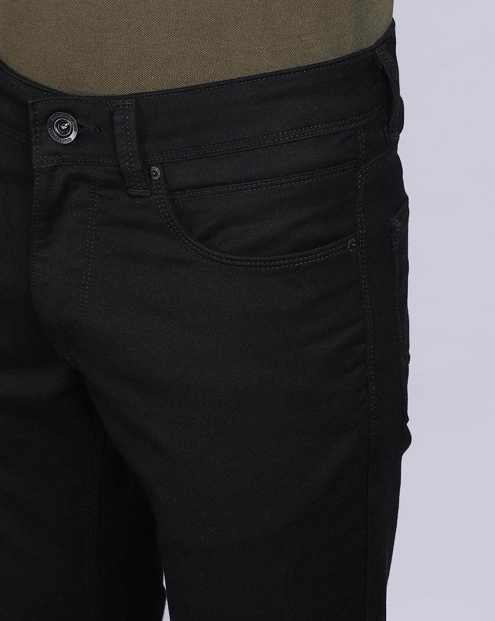 Tailored Fit Jeans-Black
