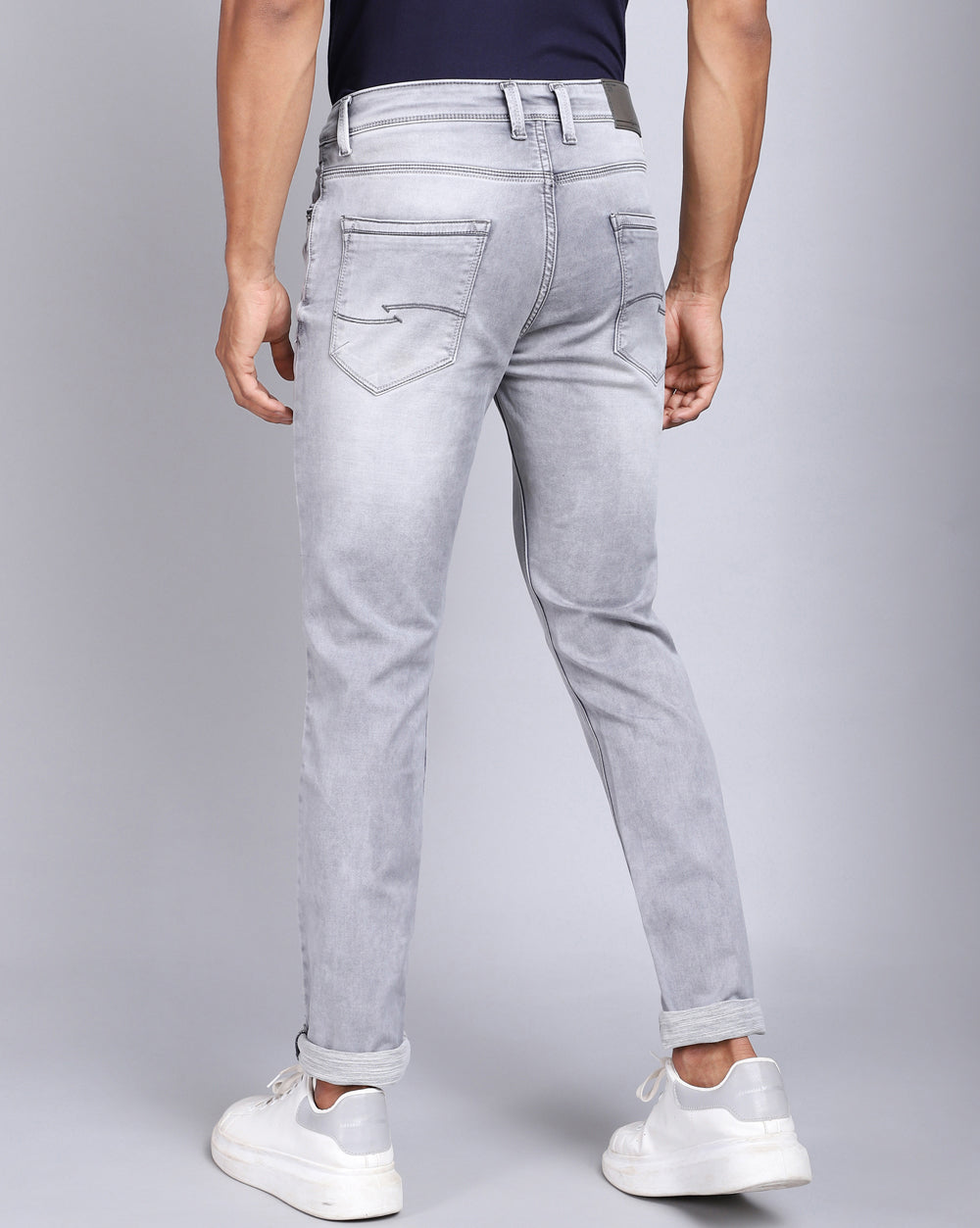 Slim Fit Jeans-Ice Grey